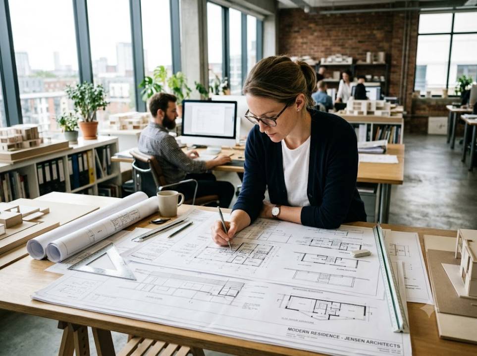 Pourquoi les cabinets d'architectes traduisent leurs plans